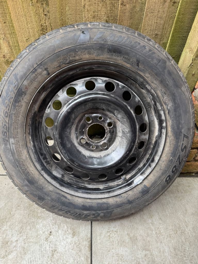 Unused Spare Wheel 185/65 R15 on Steel Rim - Landsail LS288