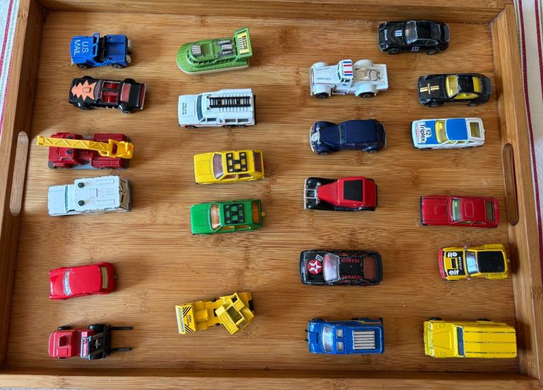 Collection of 22 Vintage Matchbox, CorgiDinky Die-Cast Toy Cars 