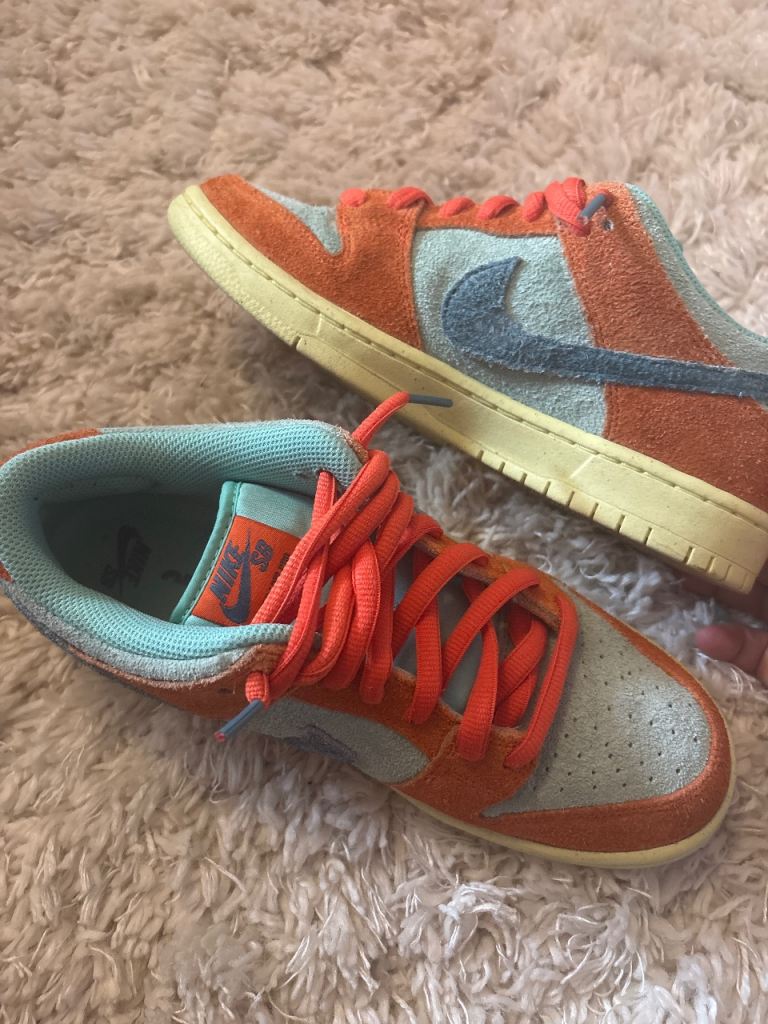 Nike Dunk Low Trainers – Multicoloured, Good Condition