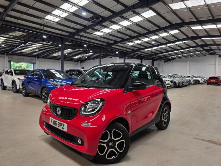 2016 smart fortwo 0.9T Prime Cabriolet Twinamic Euro 6 (s/s) 2dr CONVERTIBLE Petrol Automatic