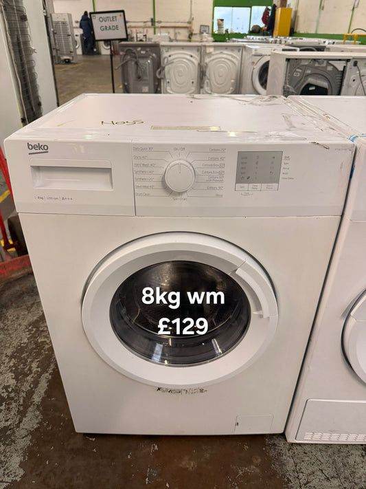 Beko 8kg washing machine 🌟 Free Delivery 🌟 120 Days Warranty 🌟 