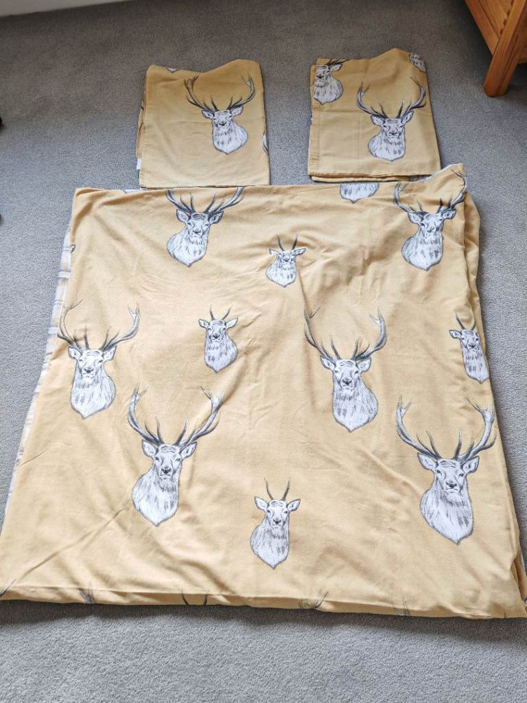 Stag Head King Sized Duvet Set