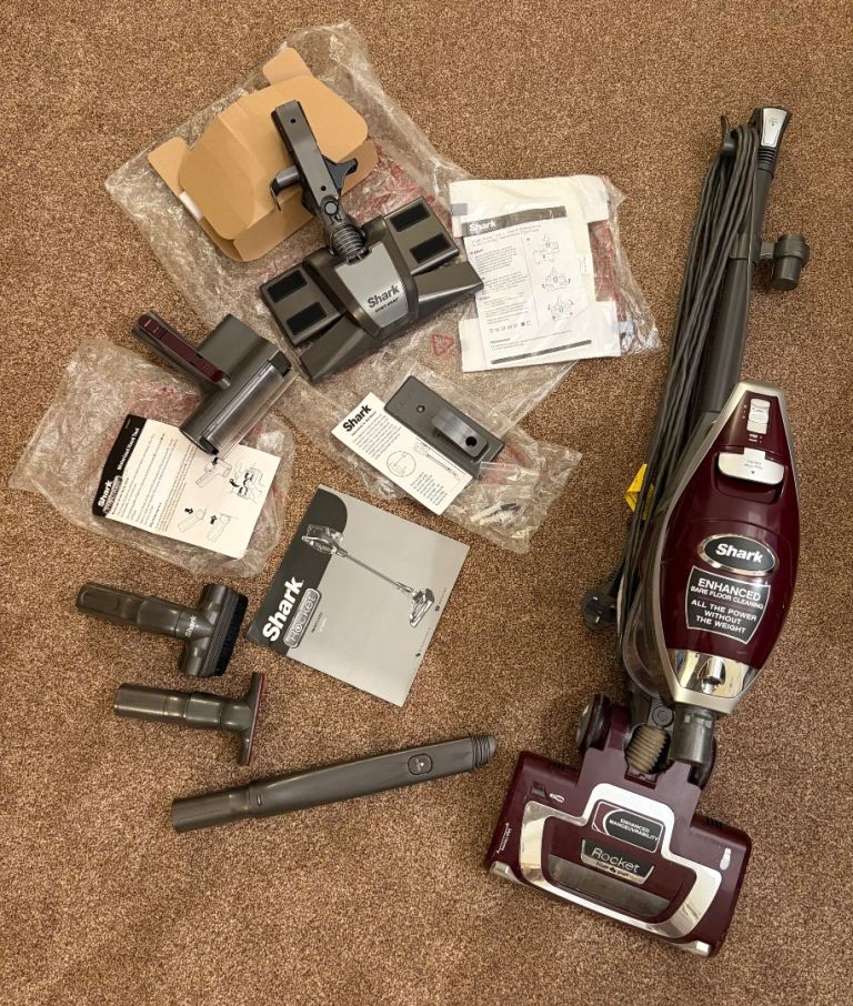 Shark Rocket TruePet Upright Vacuum Cleaner HY203UKT | Pet Hair | Accessories & Manual