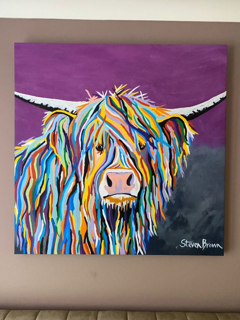 Steven Brown Large McCoo Canvas Print 