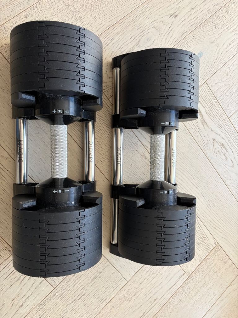 MAGIC Adjustable Dumbbells 2kg-32kg