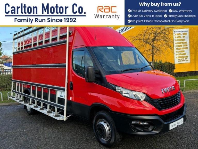 2020 Iveco Daily 3.0 70C18V 178 BHP [ FRAIL GLASS RACK CARRIER ] DRW Panel Van D