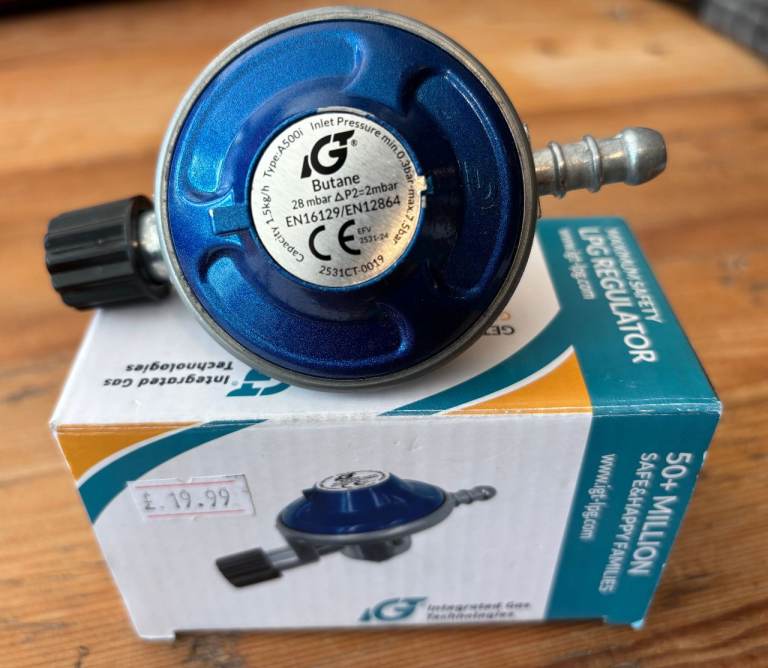 Single Stage Low Pressure Butane Campingaz Gas Regulator