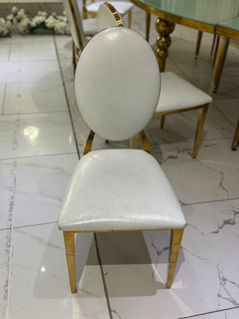 Dior Chairs White & Gold frame chairs wedding decor venue chairs wedding venue chairs