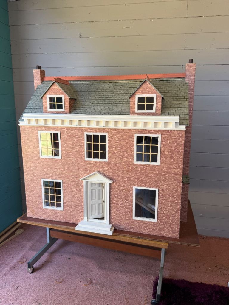 Large hand made wooden Dolls House project 