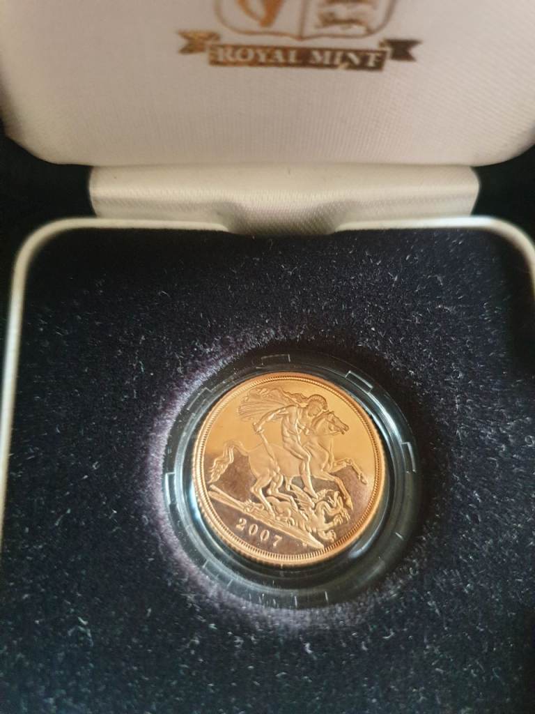 UNITED KINGDOM GOLD PROOF SOVEREIGN 2007 