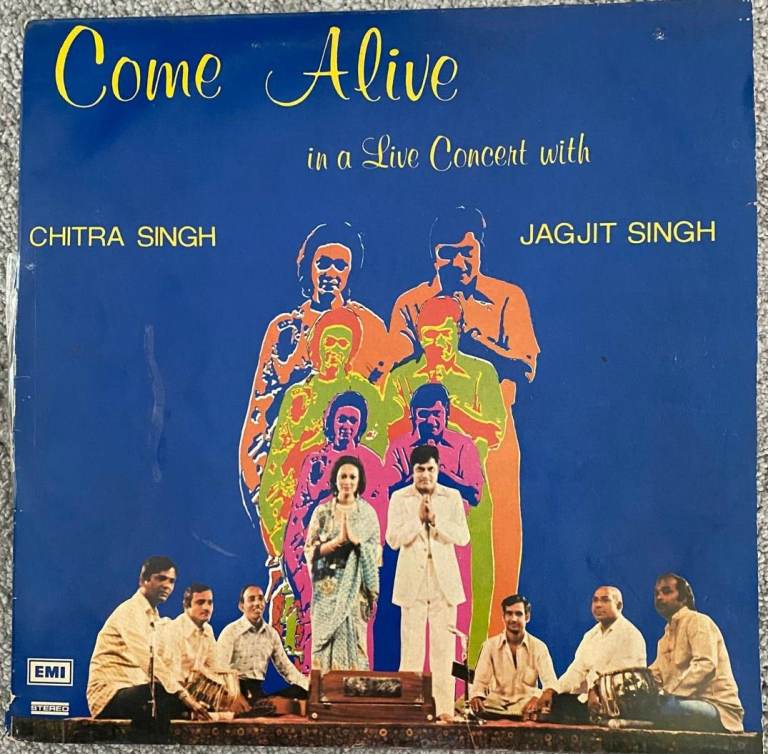 COME ALIVE – Live in Concert Chitra Singh & Jagjit Singh [2 Stereo LP Set] EMI Label