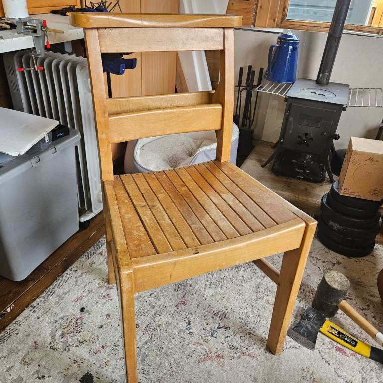 Military briefing room chair.