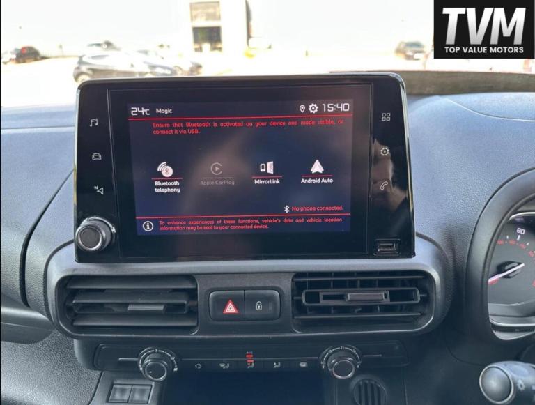 2022 Citroen Berlingo 1.5 BlueHDi 1000 Enterprise M Pro SWB Euro 6 (s/s) 5dr PANEL VAN Diesel Manual