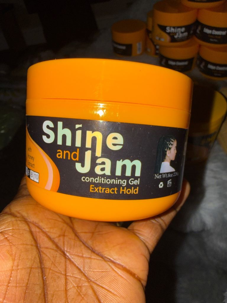Shine and Jam oil Conditioning Gel Extract Hold