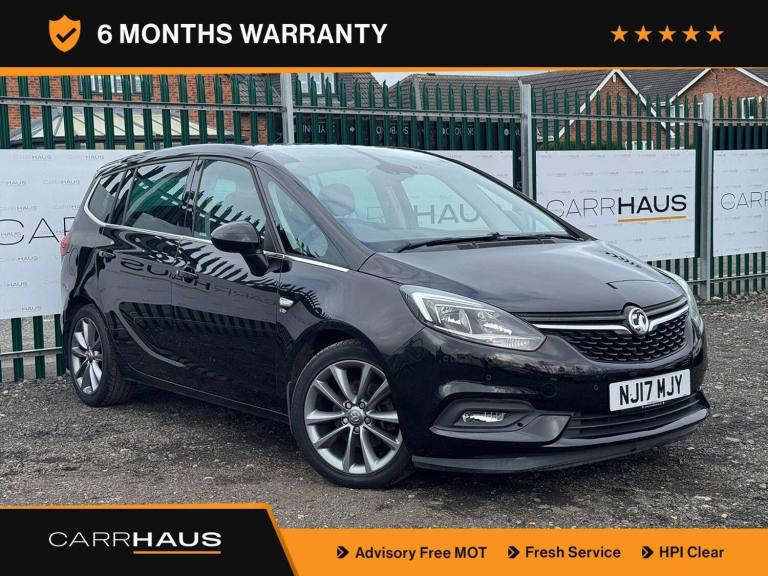 2017 Vauxhall Zafira Tourer 1.4 Zafira Tourer Elite Nav T 5dr MPV Petrol Manual