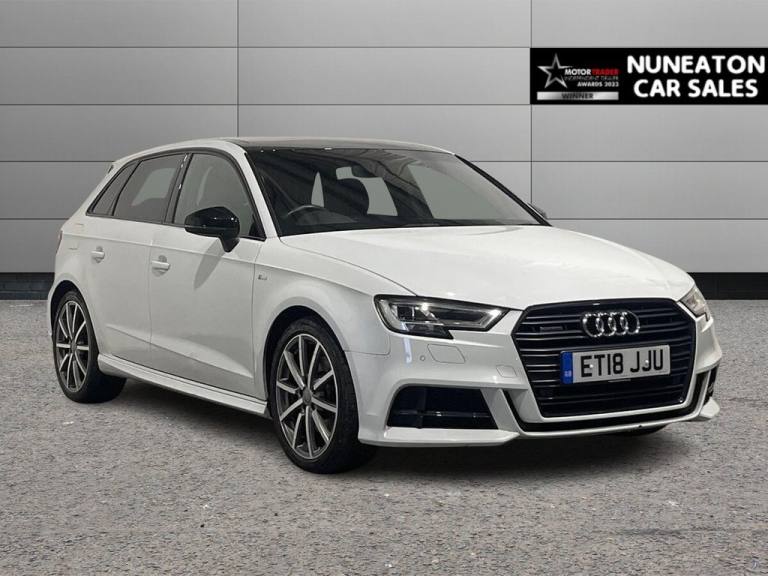 2018 Audi A3 2.0 TFSI Black Edition Sportback 5dr Petrol S Tronic quattro Euro 6 (s/s) ( Hatchbac...