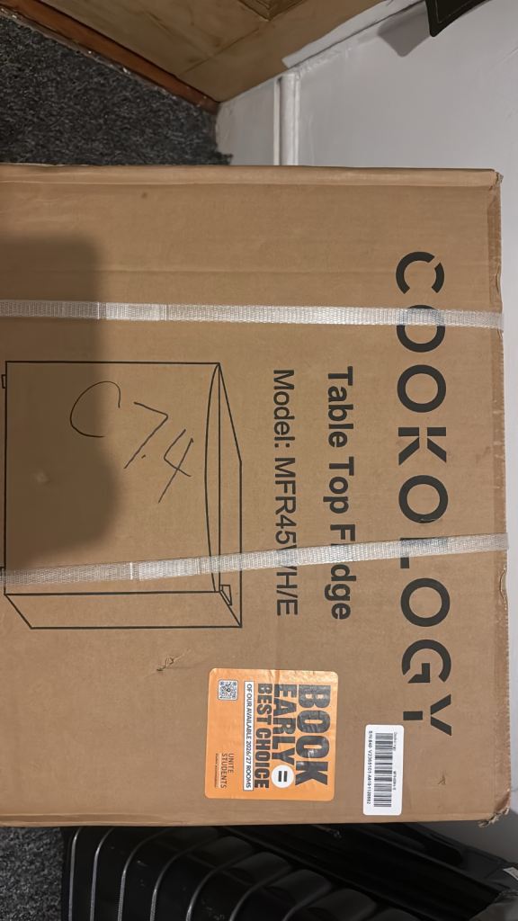 Cookology Table Top Fridge MFR45WH/E – Brand New, Unused