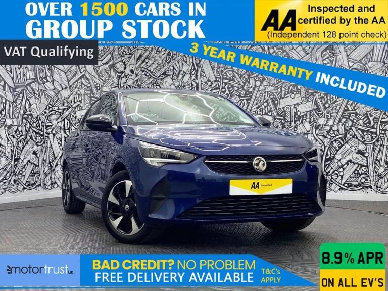 2022 Vauxhall Corsa 50kWh SE Nav Premium Hatchback 5dr Electric Auto (7.4Kw Charger) (136 ps) Hat...