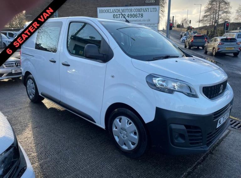 2020 Peugeot Expert 1.5 BLUEHDi 1000 CREW VAN 5 SEATER PROFESSIONAL COMPACT 6DR  SWB EURO 6 PANEL...