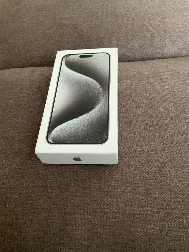 Box and charging cable for iPhone 15 pro max