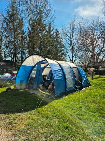 wander zelt leicht Night Cat Rucksackzelt für 2 Personen, leichtes Campingzelt mit faltbarer Stange, leicht, schnell aufzubauen, doppellagig, wasserdicht, ultraleicht, kompakt, 2,1 x 1,3 m, zwei Türen Sport & Freizeit Height:8
