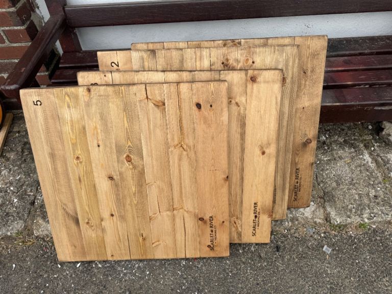 X 10 cafe table tops. 