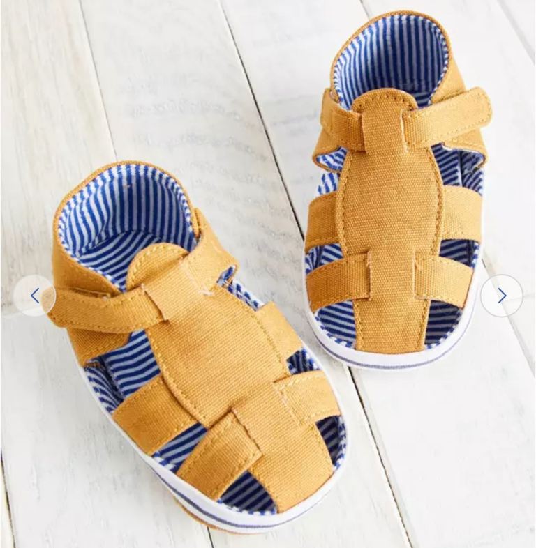 Brown Fisherman Sandals 3-6 months