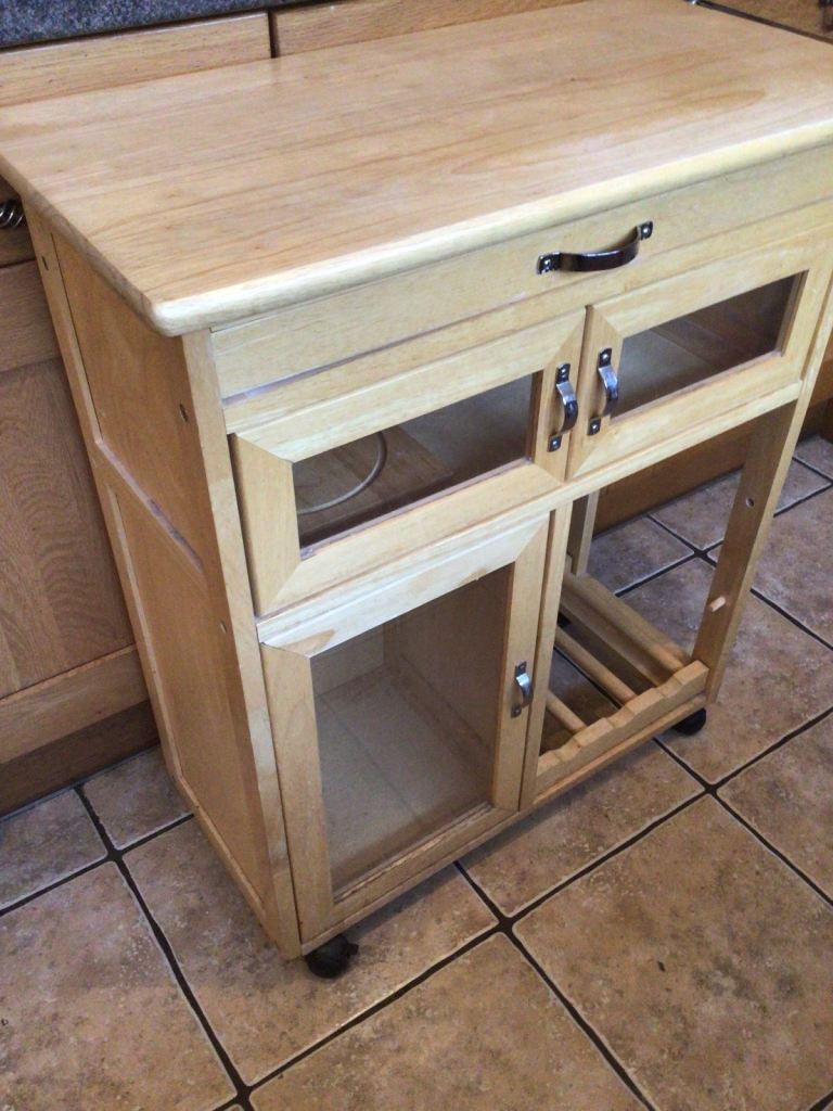 Solid oak kitchen unit 