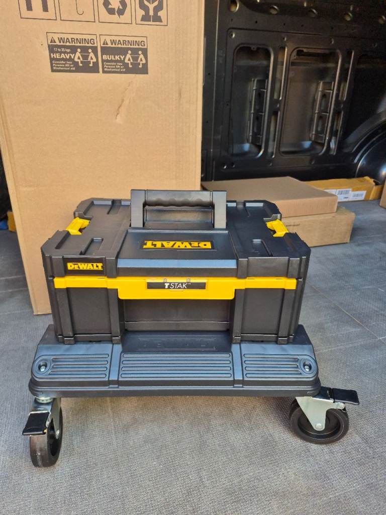 Dewalt TSTAK Dolly + Drawer Tool Box 