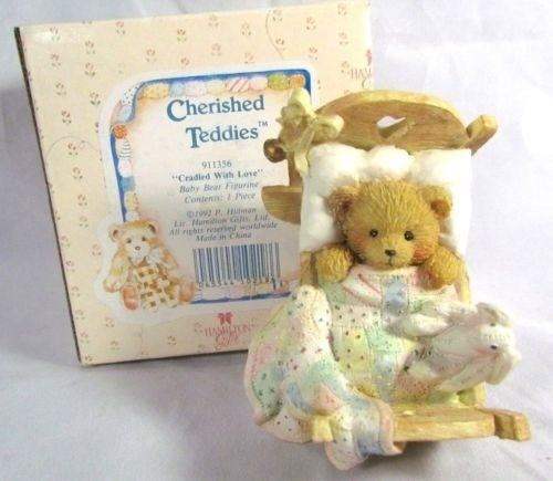 Cherished Teddies Bear "Cradled With Love" Boxed with Certificate