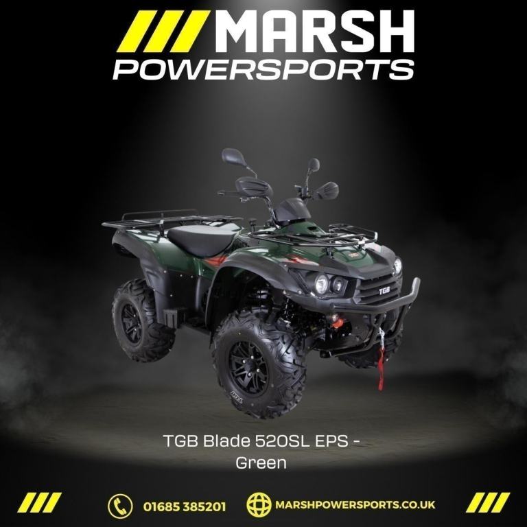TGB Blade 520 SL EPS Road Legal Quad - TGB Dealer -5 Years Warranty!