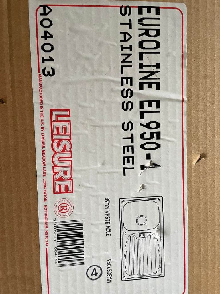 Stainless Steel Kitchen Sink - unused