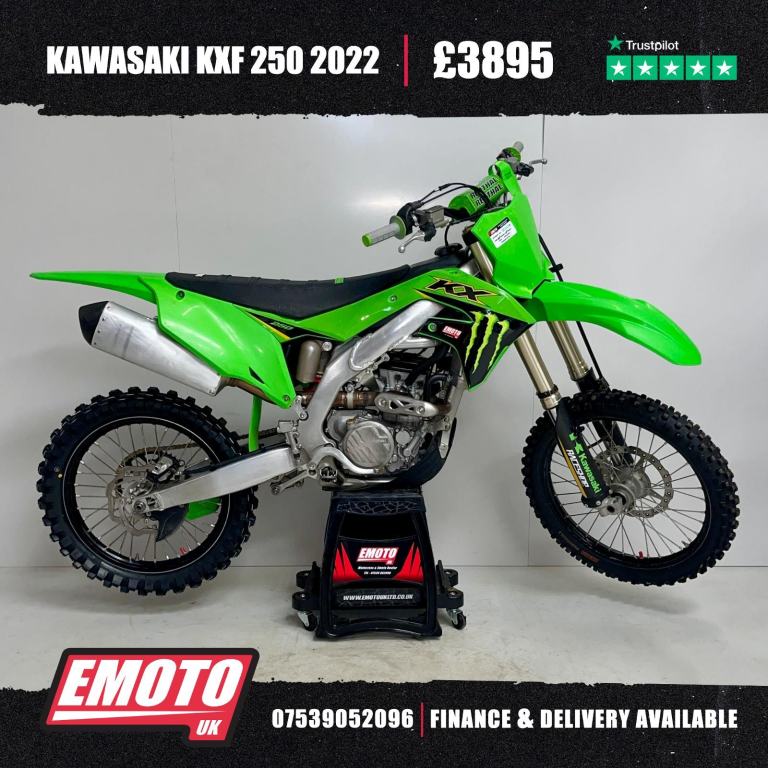 KAWASAKI KXF 250 2022 Motocross Bike 250cc @EmotoUK - Finance Available