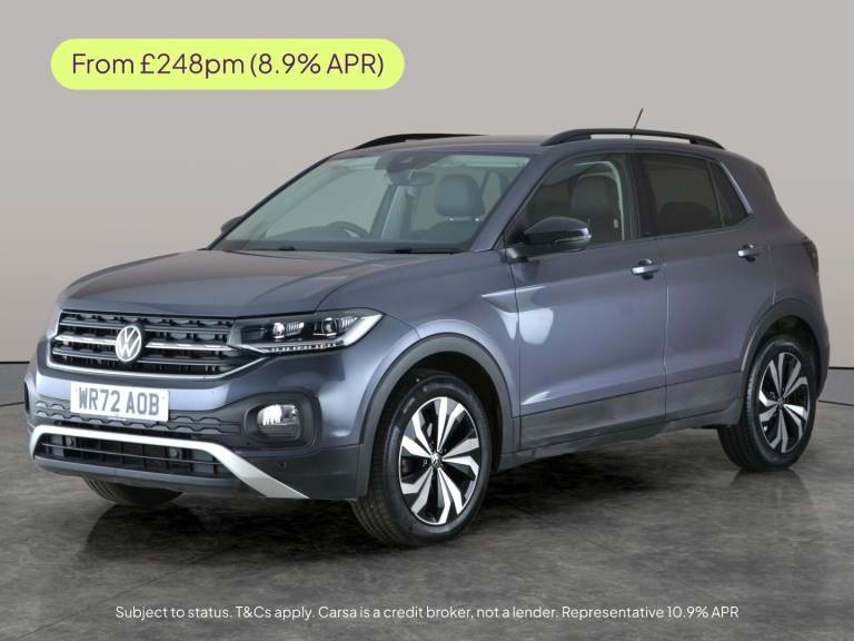 2022 Volkswagen T-Cross 1.0 TSI Black Edition SUV 5dr Petrol DSG Euro 6 (s/s) (110 ps) - LANE DEP...