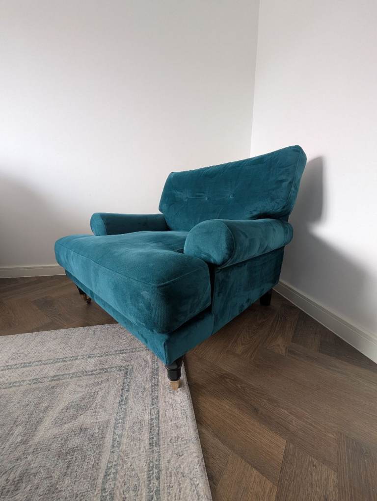 Teal Armchair 