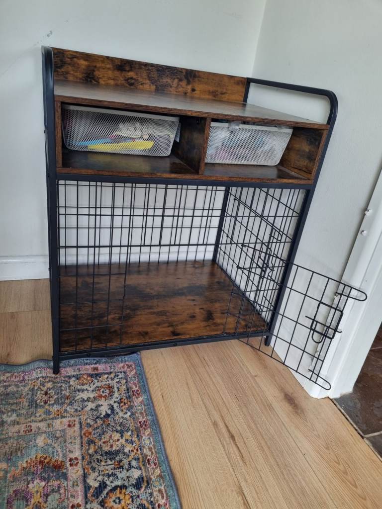 Dog Crate Furniture with Drawer Storage
