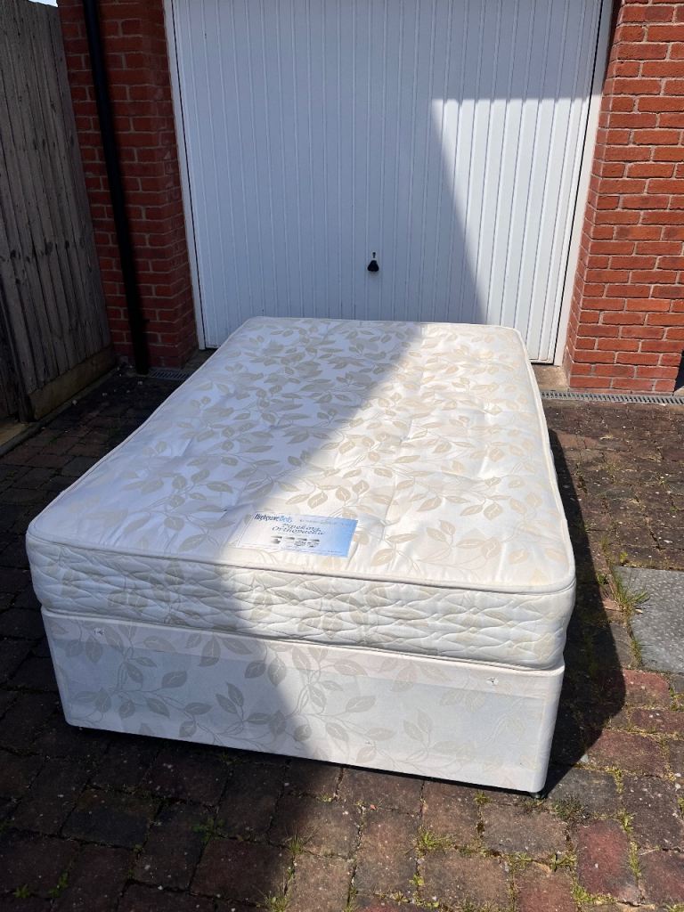 Free small double bed with mattress