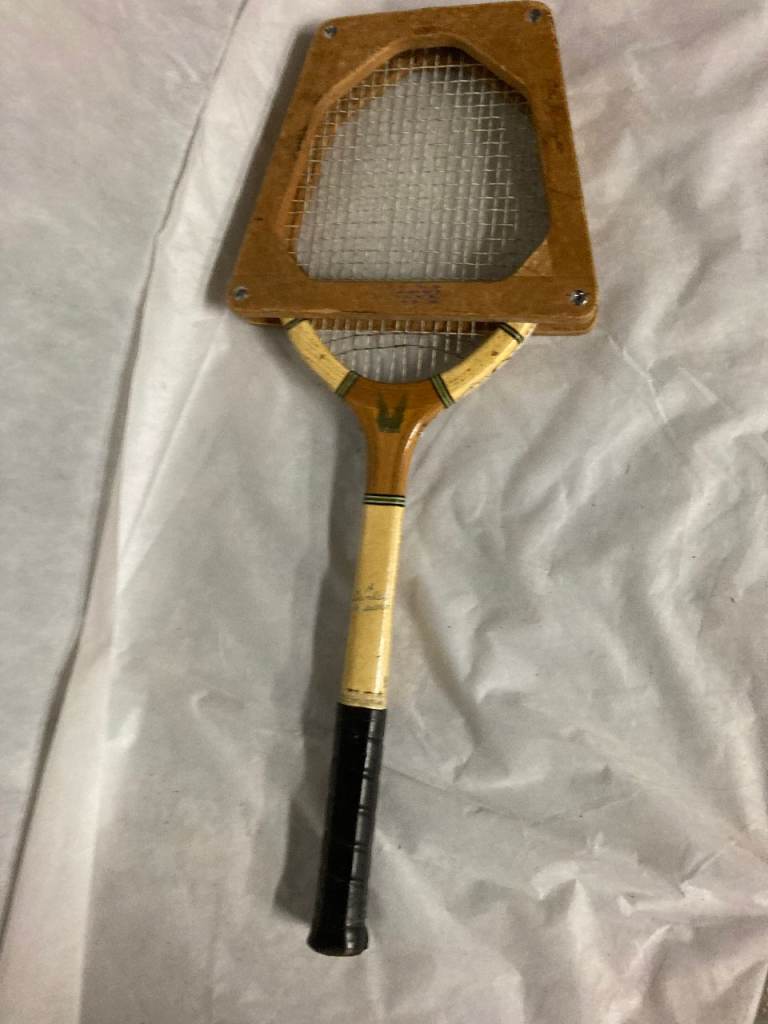 Vintage 1940s Dunlop Gold Wing Tennis Racquet