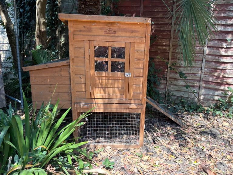 Outdoor hutch / house for chickens or small furries.