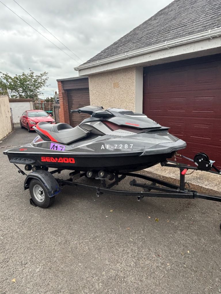Sea-Doo Jet Ski with Trailer – Grey, READ AD
