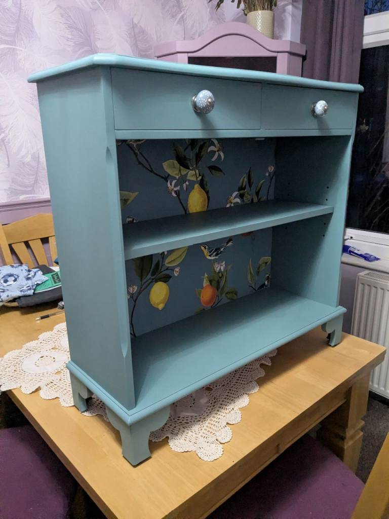 Upcycled hallway console table 