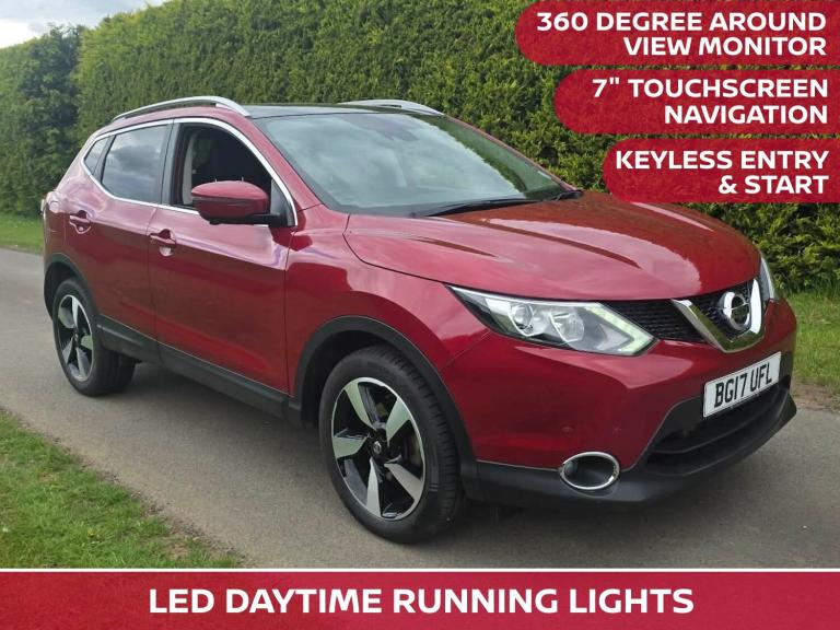 2017 Nissan Qashqai 1.2 DiG-T N-Connecta 5dr Xtronic HATCHBACK Petrol Automatic