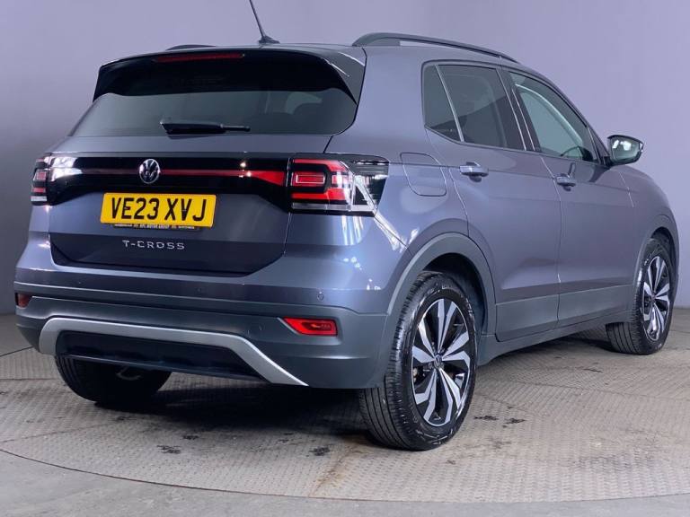 2023 23 VOLKSWAGEN T-CROSS 1.0 TSI BLACK EDITION SUV 5DR PETROL MANUAL EURO 6 (S