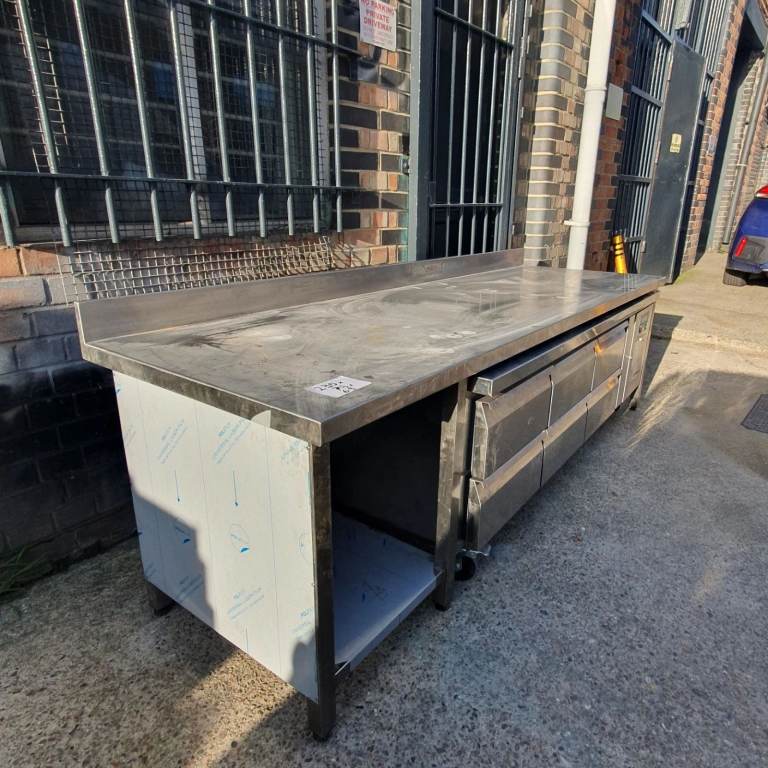 Polar Fridge With Six Drawer 1800mm And Stainless Steel Table 2350mm - 13/01