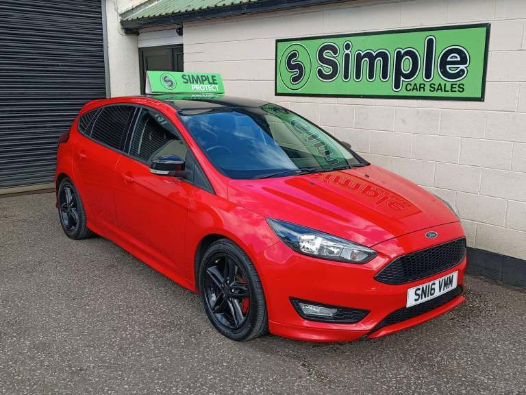 2016 Ford Focus 1.5T EcoBoost Zetec S Red Edition Euro 6 (s/s) 5dr HATCHBACK Petrol Manual