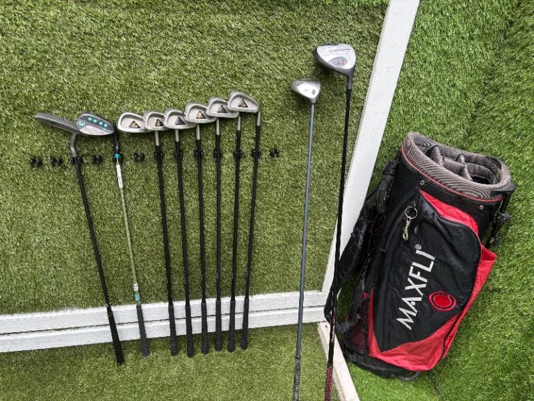 Lynx Oversize Irons + Callaway Big Bertha Heavenwood + Maxfli Stand Bag Full Set, UK delivery 