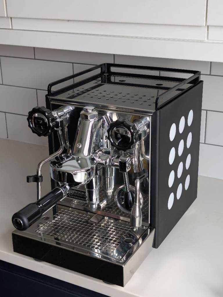 2021 Rocket Appartamento Espresso Machine (Black/White) + Upgrades