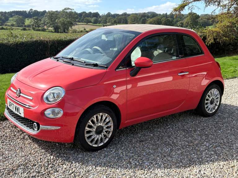 2017 Fiat 500 1.2 Lounge 2dr Dualogic CONVERTIBLE Petrol Automatic