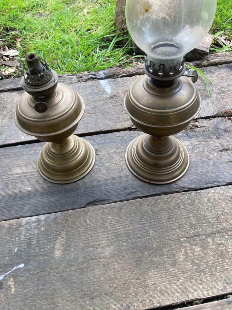 Vintage oil lamps 