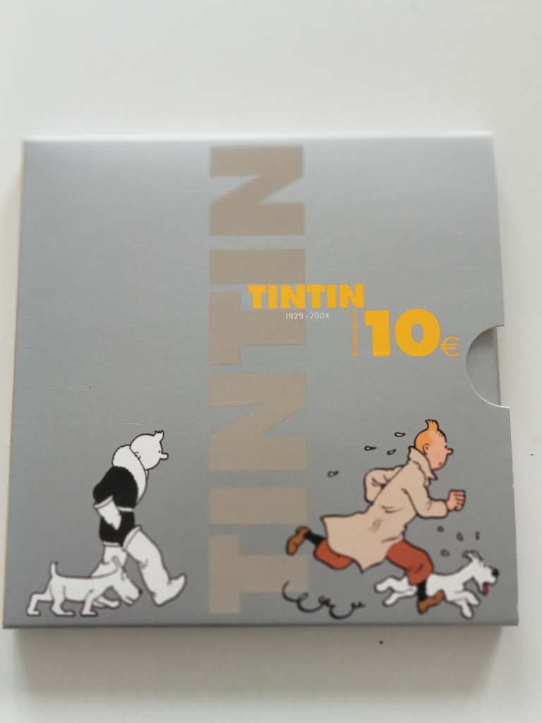 Tintin €10 coin